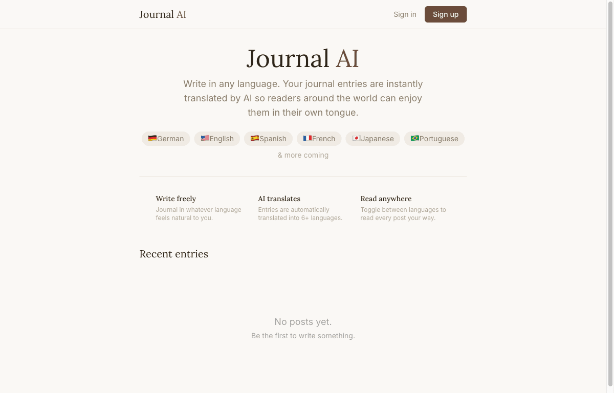 Journal AI