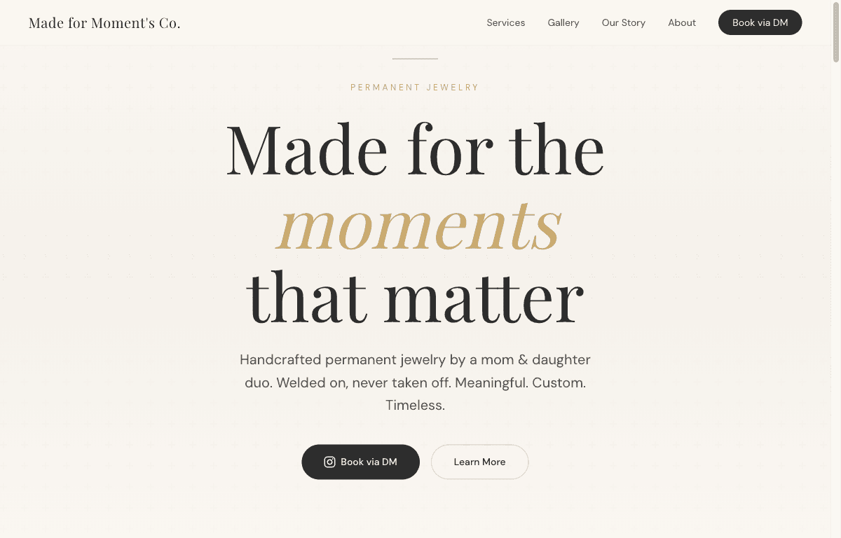 Made for Moments Jewelry