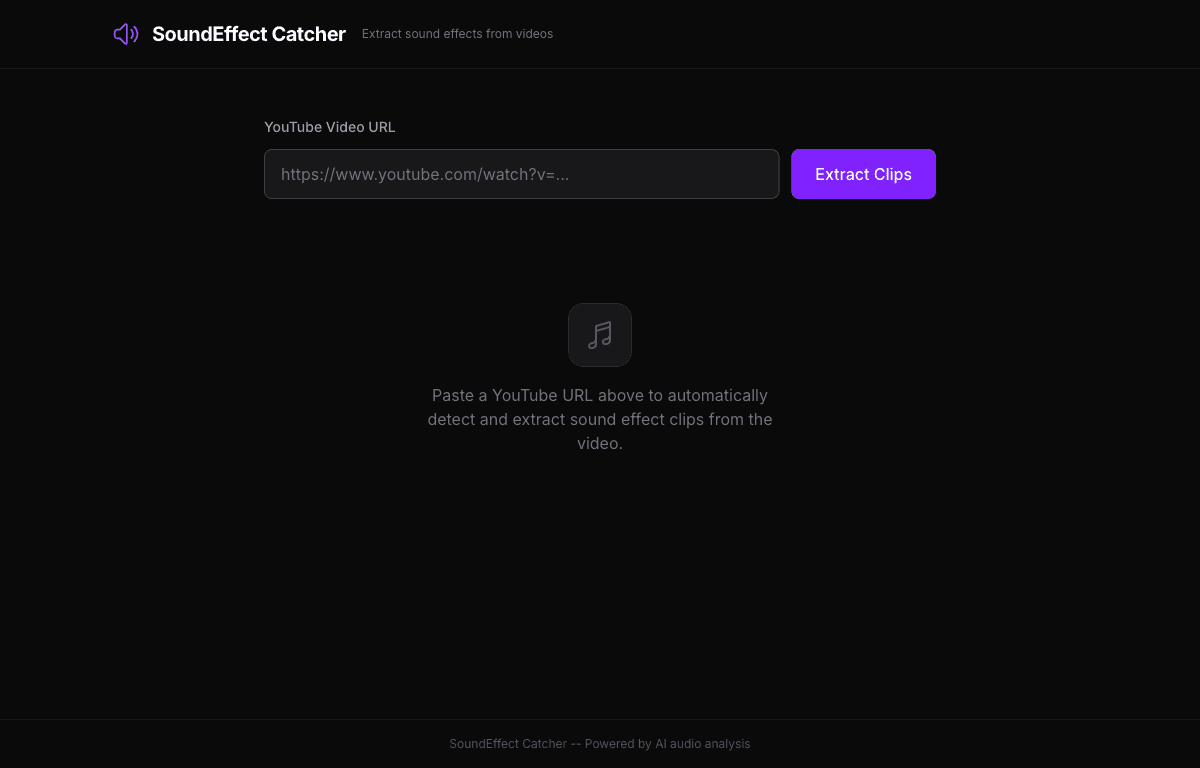 Sound Effect Catcher